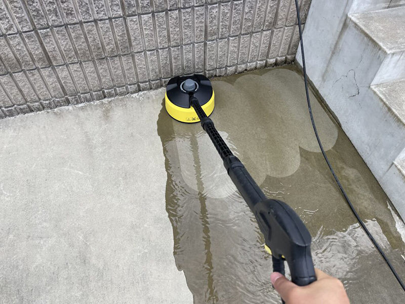 お掃除の効率があがる高圧洗浄機！